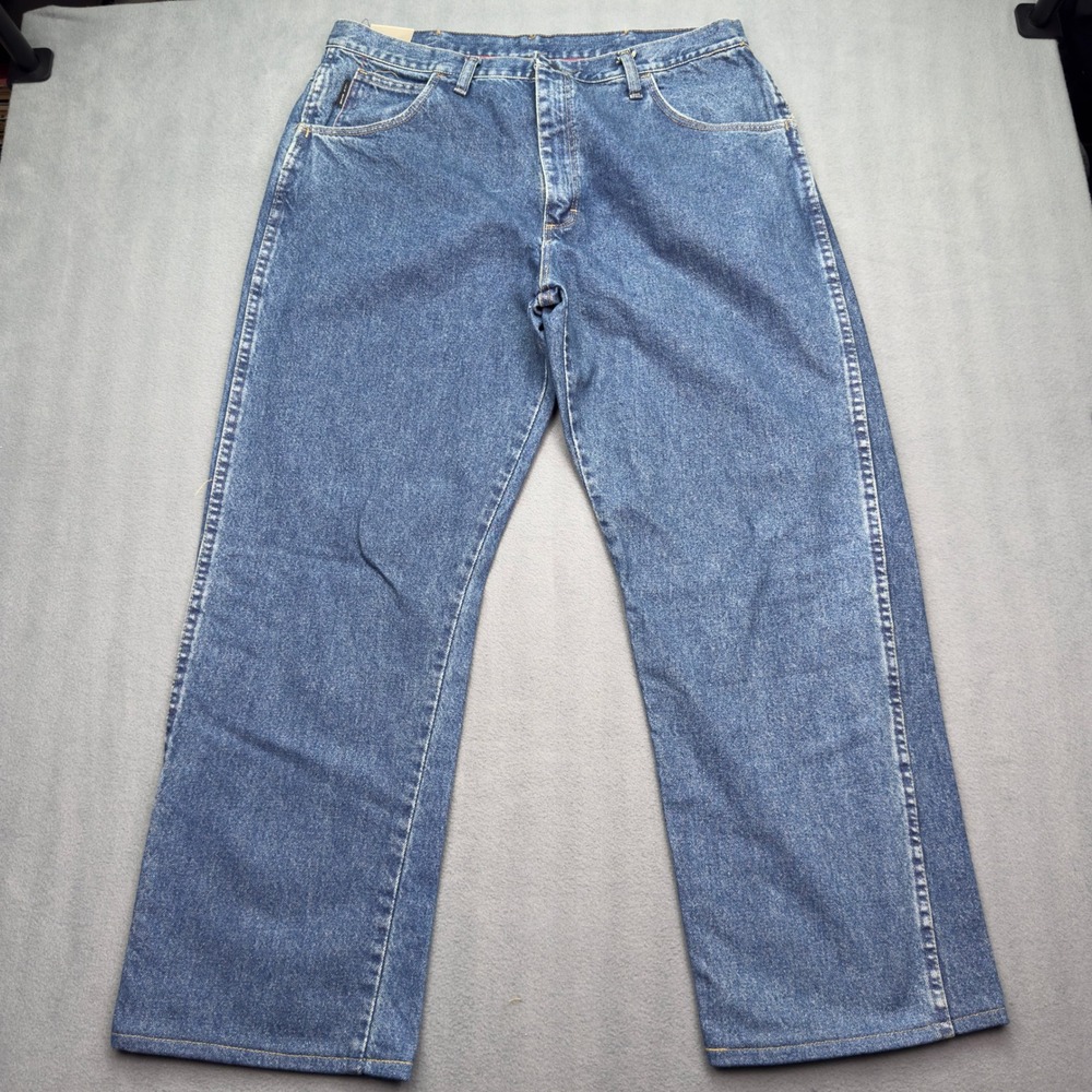 Bulwark FR Flame Resistant Jeans 38x30 Blue Work Pants PEJ6SW1 CAT 2